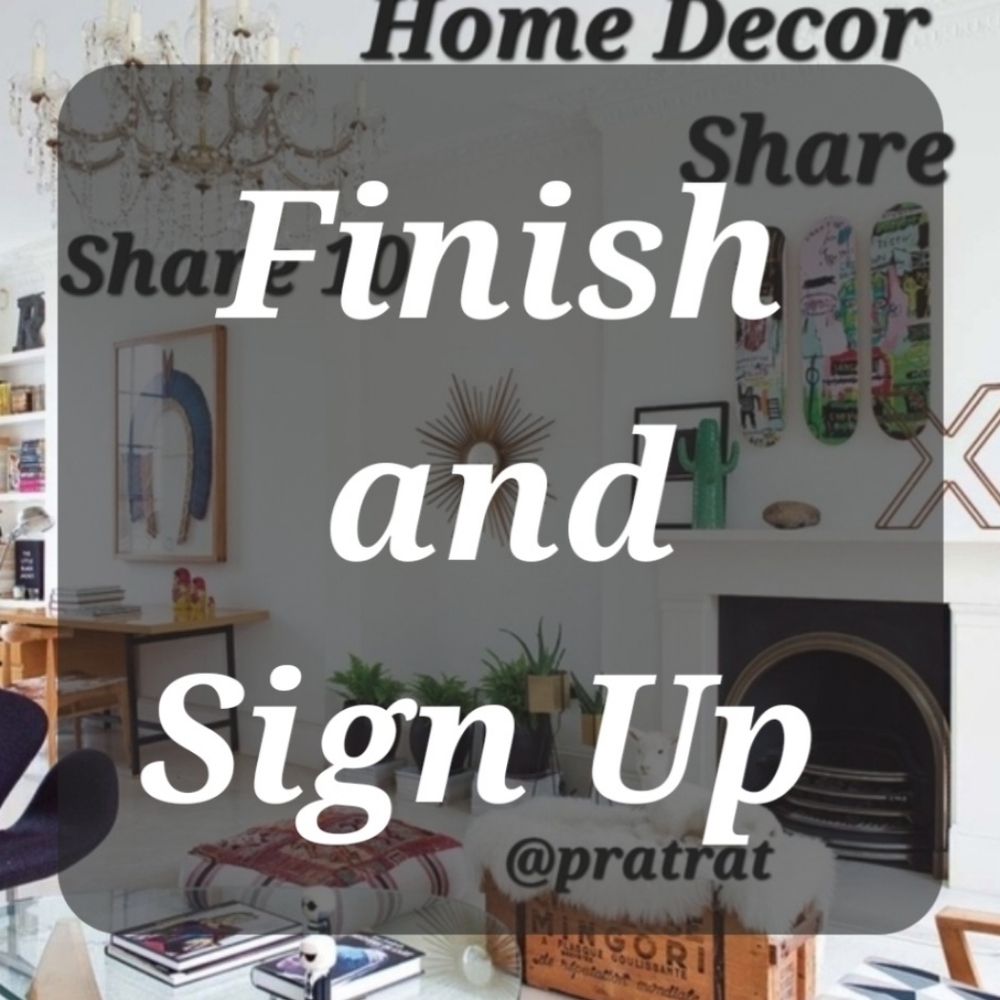 Finish Sun 8/23🛍Sign Up Sun 8/30🪴Home Decor Share Event🪴Share 10🪴